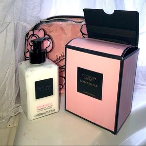 Gift set- VS Bombshell Perfume/Lotion/cosmetic bag